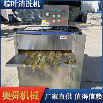 槲葉粽葉清洗機(jī) 奧舜機(jī)械洗粽葉機(jī) 洗葉機(jī)