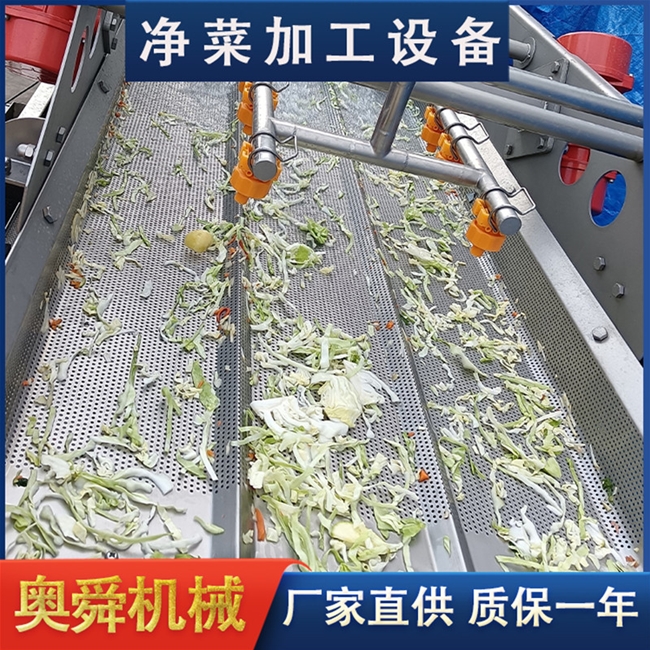 廠家定制凈菜加工機 白菜莖葉菜深清洗加工流水線全套設(shè)備